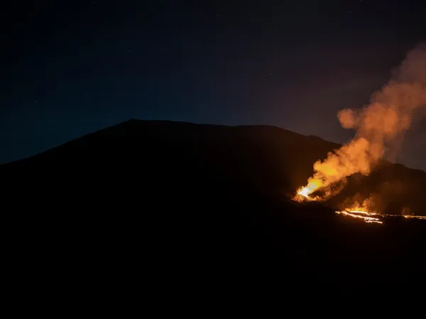 FRANCE - REUNION - PITON DE LA FOURNAISE - 2021 SECOND ERUPTION